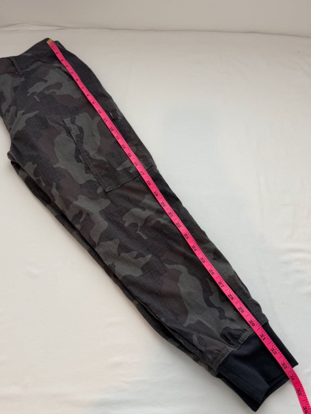 PrAna Camo Cargo Jogger Pants Women's Size 4 Gray Black Hiking Outdoor - Picture 8 of 10